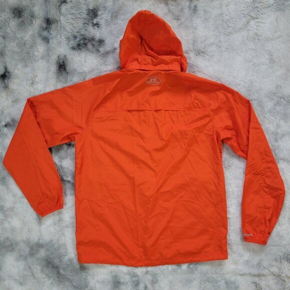 Under Armour Storm Windbreaker Orange Jacket NWOT Men's M - Picture 2 of 14